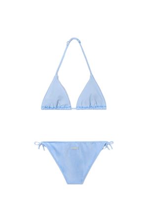 Bikini Holly da bambina  in nylon celeste SAINT BARTH KIDS | HOL000102956L